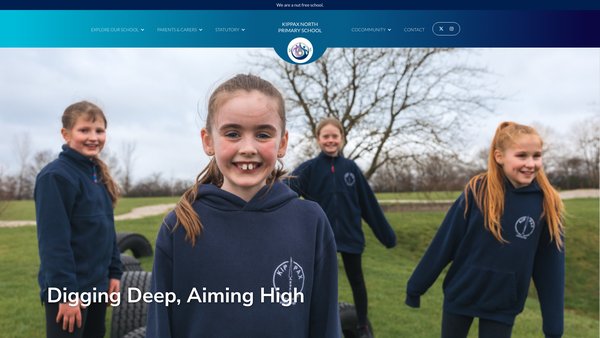 Screenshot of the Kippax North Connections website