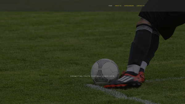Screenshot of the Sparta FC website