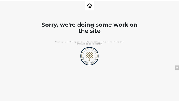 Screenshot of the Mercy Foundation CIO website