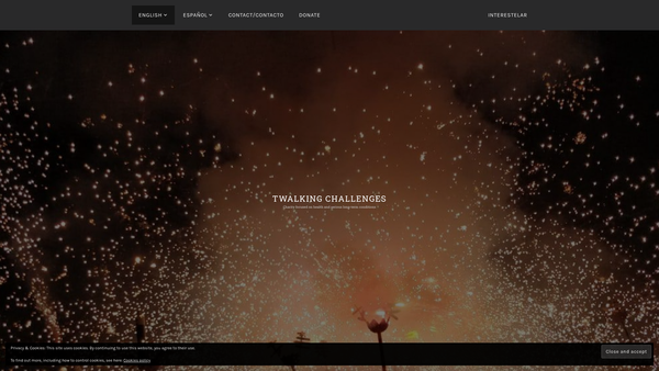 Screenshot of the Interestelar website