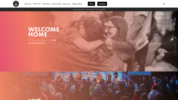 Screenshot of the Soul Survivor Watford website
