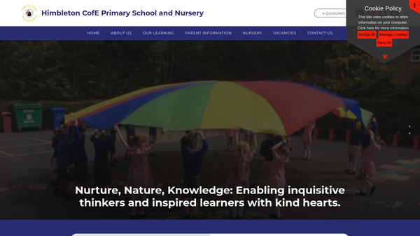 Screenshot of the Friends Of Himbleton website