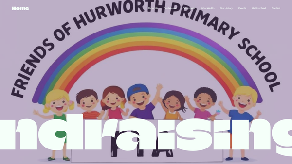 Screenshot of the Friends Of Hurworth Primary School website