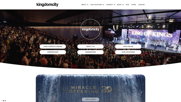 Screenshot of the Kingdomcity United Kingdom Ltd website