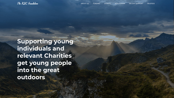 Screenshot of the The Rdc Foundation website