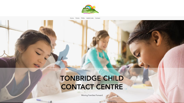 Screenshot of the The Tonbridge Child Contact Centre website