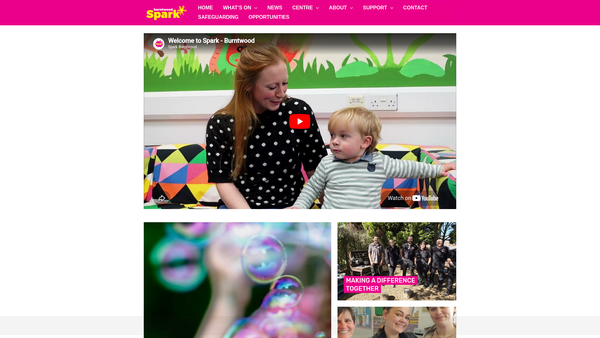 Screenshot of the Spark(burntwood) CIO website