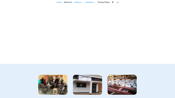 Screenshot of the Refugee Relief Ynys Môn website