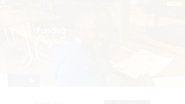 Screenshot of the Funda Trust website