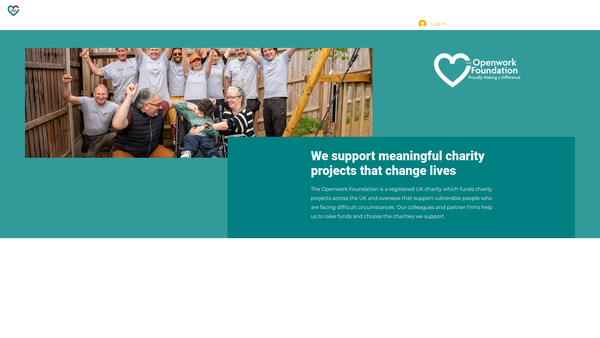 Screenshot of the The Openwork Foundation website
