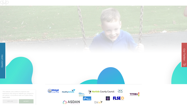 Screenshot of the Friends Of Hall School website
