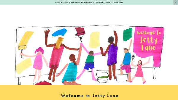 Screenshot of the Jetty Lane C.I.O. website