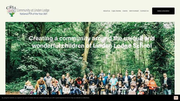 Screenshot of the Community At Linden Lodge website