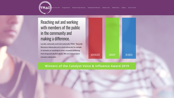 Screenshot of the The Recovery Advocates And Consultants UK website
