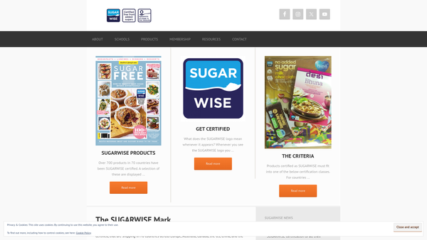 Screenshot of the Icdans website