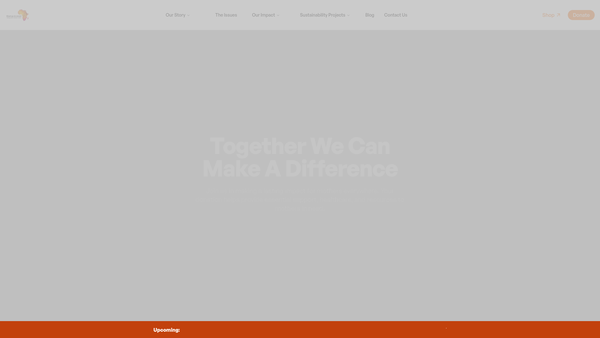 Screenshot of the Mamas In Need website