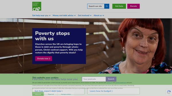 Screenshot of the Cap Croydon South website