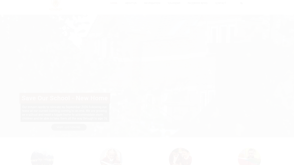 Screenshot of the Kingdom Christian School website