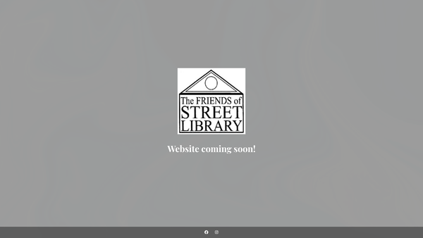 Screenshot of the Friends Of Street Library website