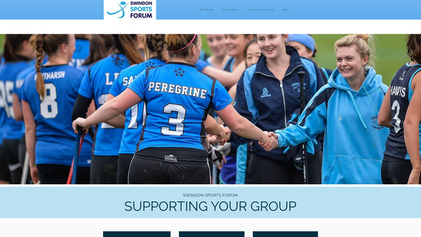 Screenshot of the Swindon Sports Forum (Ssf) website