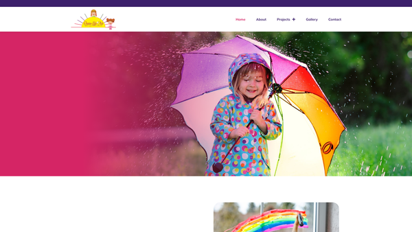 Screenshot of the Daisies Kids Club website