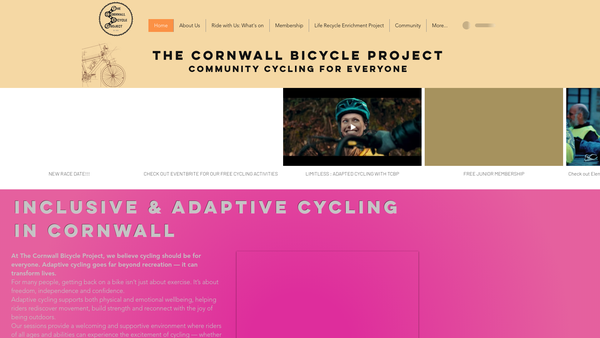 Screenshot of the Cornwall Life Recycle CIO website