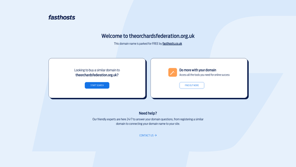 Screenshot of the Friends Of Green Fold website