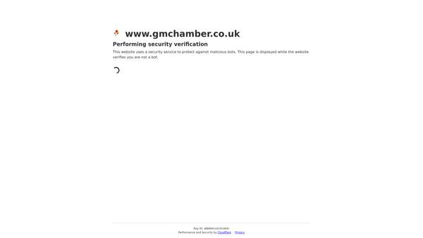 Screenshot of the Greater Manchester Chamber Communities Foundation website