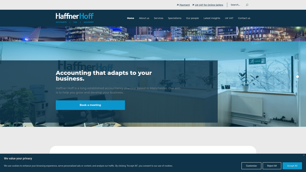 Screenshot of the Ohr Chaim Limited website