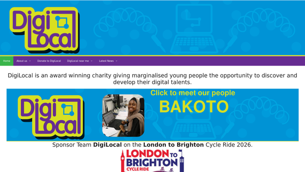 Screenshot of the Digilocal CIO website