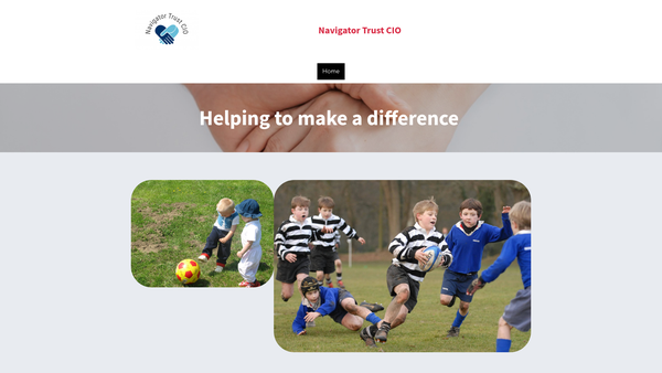 Screenshot of the Navigator Trust CIO website
