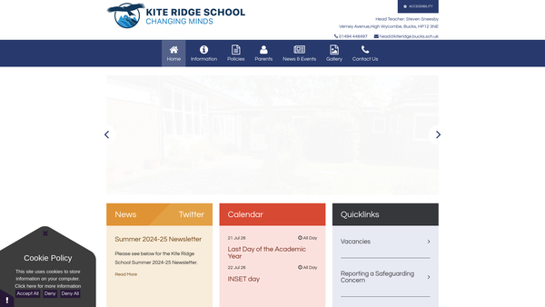 Screenshot of the Building Futures Together website