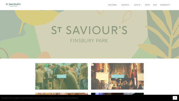 Screenshot of the The Parochial Church Council Of The Ecclesiastical Parish Of St. Saviour Hanley Road website