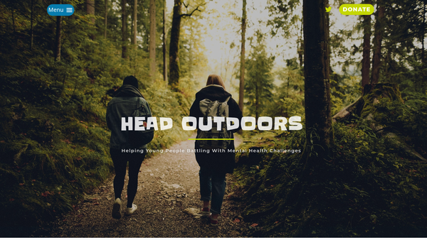 Screenshot of the Head Outdoors website