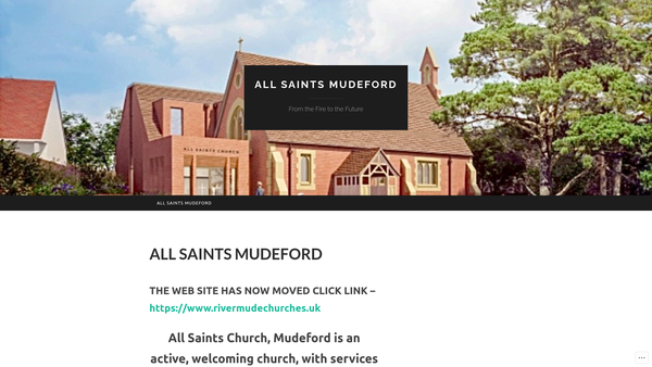 Screenshot of the The Parochial Church Council Of The Ecclesiastical Parish Of Mudeford website