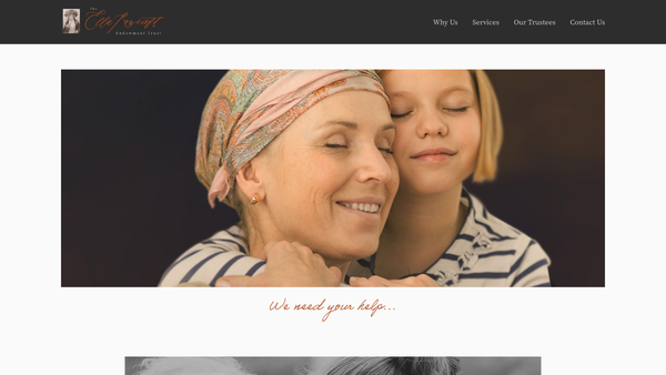 Screenshot of the The Ella Rowcroft Endowment Trust website