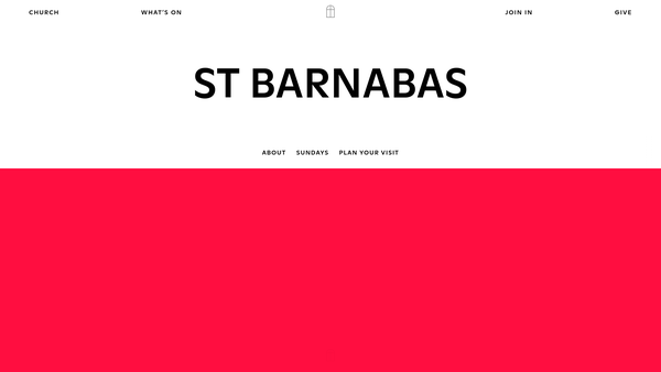 Screenshot of the The Parochial Church Council Of The Ecclesiastical Parish Of St Barnabas, Homerton website