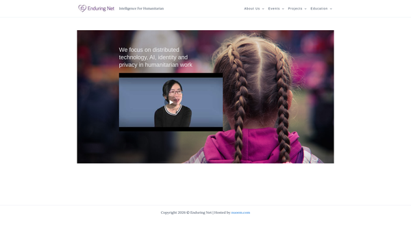 Screenshot of the Enduring Net (UK) website
