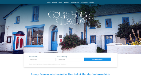 Screenshot of the The Community Of St David website
