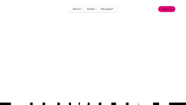 Screenshot of the The Egmont Trust website