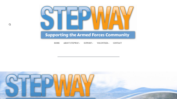 Screenshot of the Stepway website