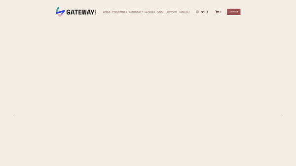 Screenshot of the Gateway Studio CIO website