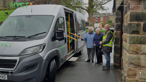 Screenshot of the Moorlands Voluntary And Community Transport website