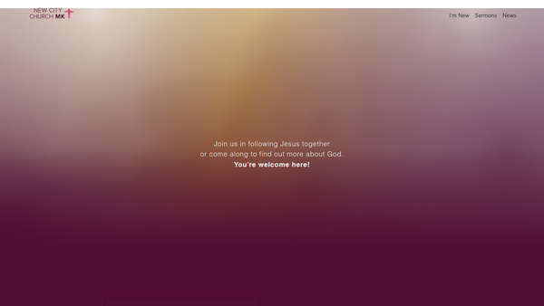 Screenshot of the New City Church Milton Keynes website