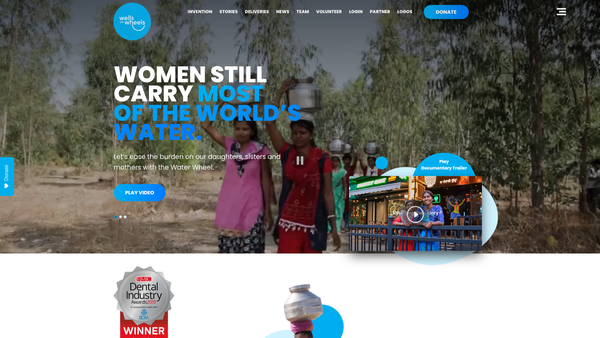 Screenshot of the Wells On Wheels Ltd website