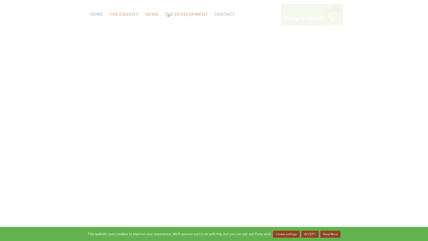 Screenshot of the Steep In Need website
