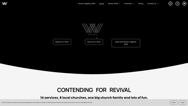 Screenshot of the The Parochial Church Council Of The Ecclesiastical Parish Of Strelley All Saints website