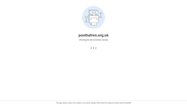 Screenshot of the Ponthafren website