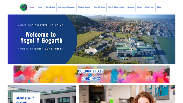 Screenshot of the The Gogarth Parents, Staff And Friends Charity website