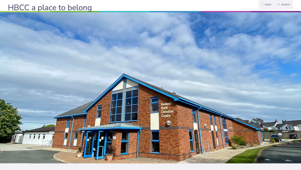 Screenshot of the Hesketh Bank Christian Centre website